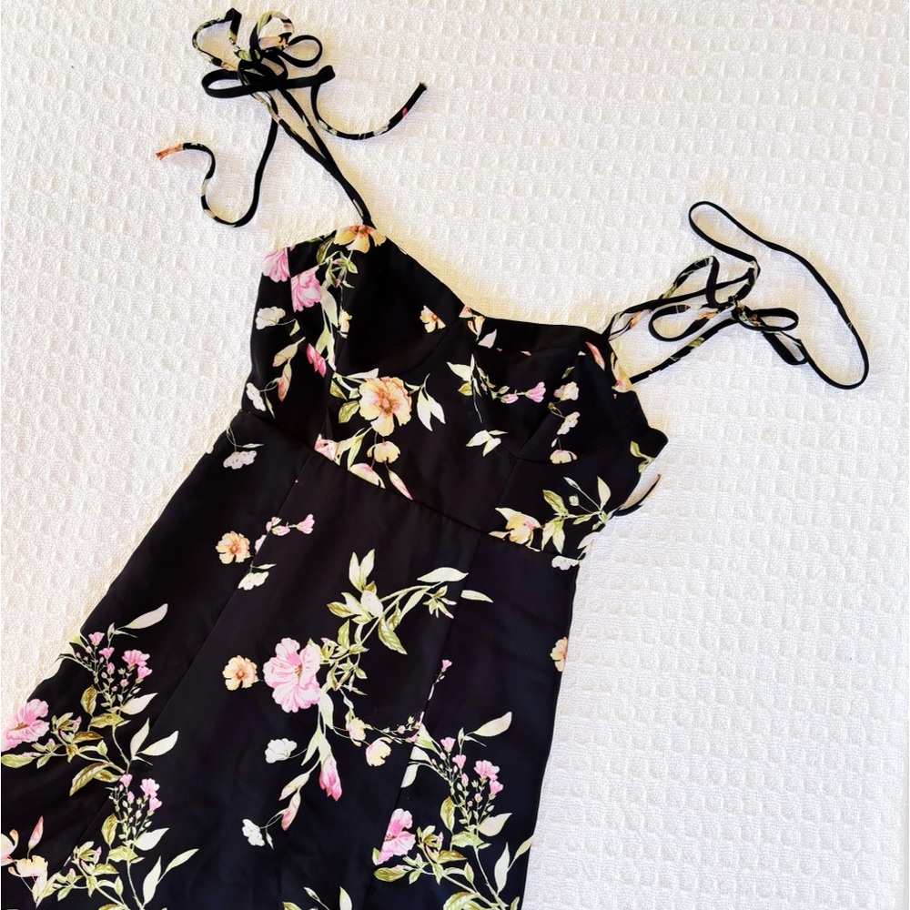 corset style floral sundress